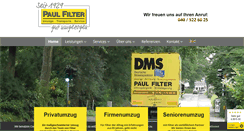 Desktop Screenshot of filter-umzug.de